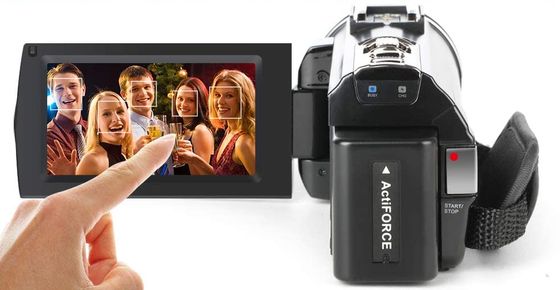 Video Camera With Touch Screen
