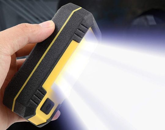 LED Portable Work Light In Yellow And Black