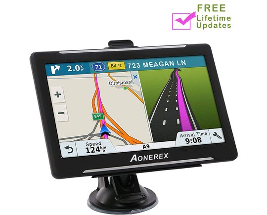 Car Navigation System With Motorway Map