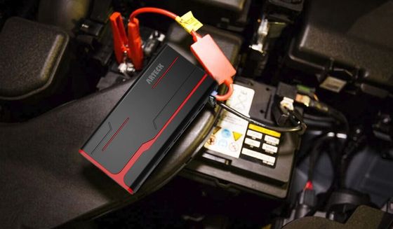 Car Power Pack With Red Clamps