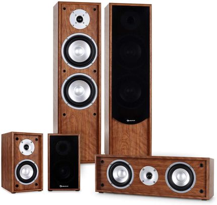 Home Audio System With Wooden Finish