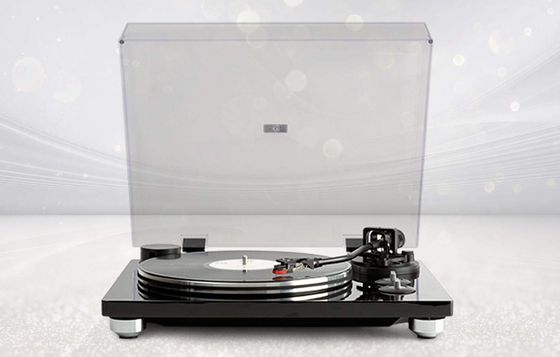 Vinyl Turntable Deck With Steel Tonearm
