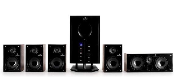 5.1 Surround Sound System In All Black Finish