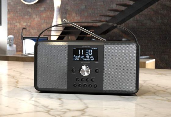 DAB+ Radio With Steel Round Dial
