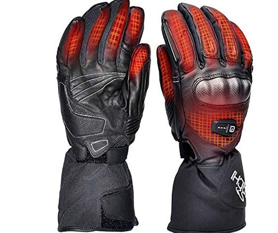 Heated Motorbike Gloves With Battery