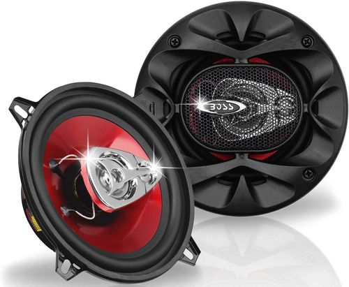 Car Bass Speakers In Red And Black