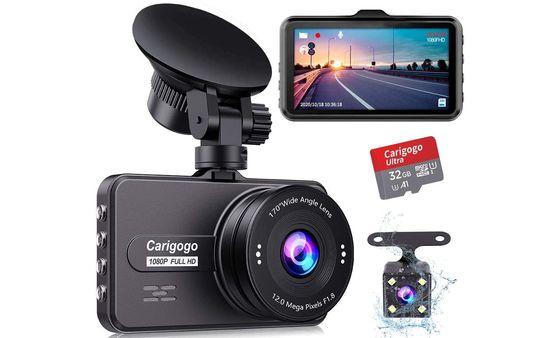 Car Camera Recorder With Red SD Card