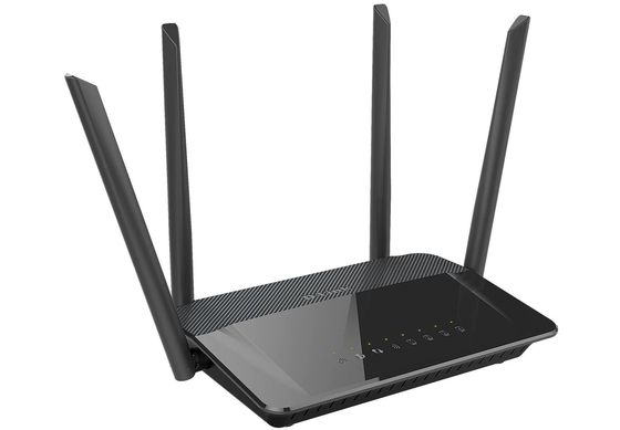 Ethernet WiFi Router With Black Exterior