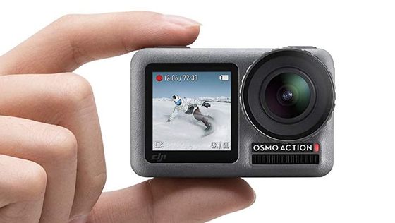 Small Video Recording Camera In Grey Finish