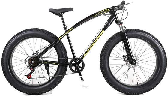 Fat Tyre Bike In Black And Yellow