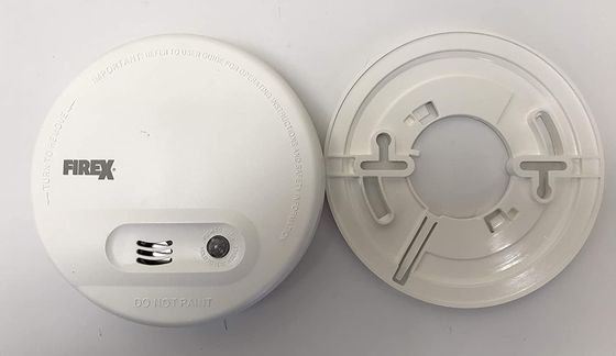 Mains Smoke Alarm With Round Cover