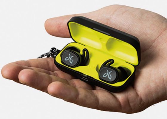 Sport Wireless In Ear Headphones With Yellow Case