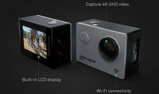 Ultra HD Action Camera With Big LCD