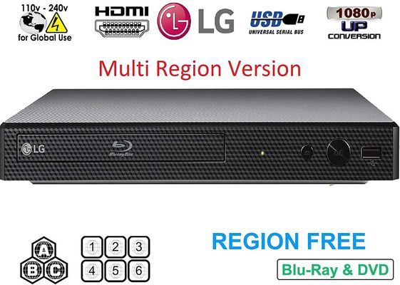 Region Free Blu-Ray Player In Black Case