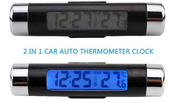 Automotive Digital Thermometer In Green And Blue