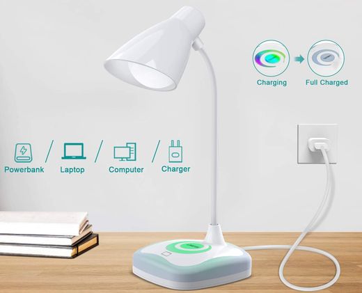 LED Touch Lamp With White Cable