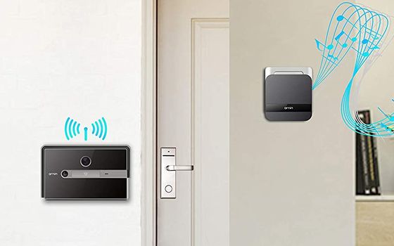 Wireless Door Bell Video Camera In Rounded Style