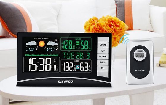 Wireless Temperature System In Black LCD