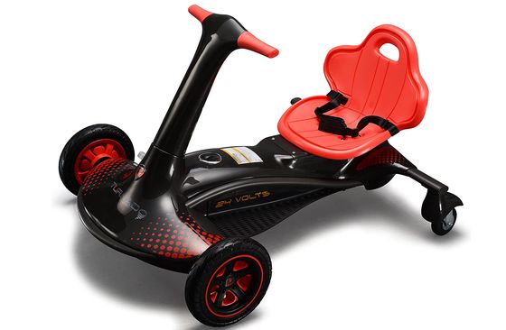 Battery Powered Go Kart With Red Seat