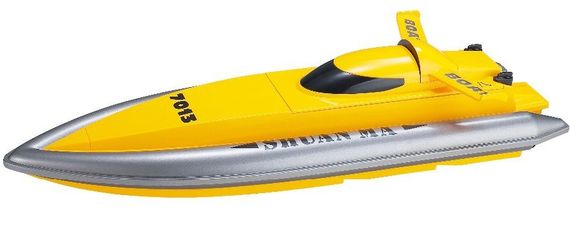 Dual Torsion RC Fast Speed Boat In White And Blue