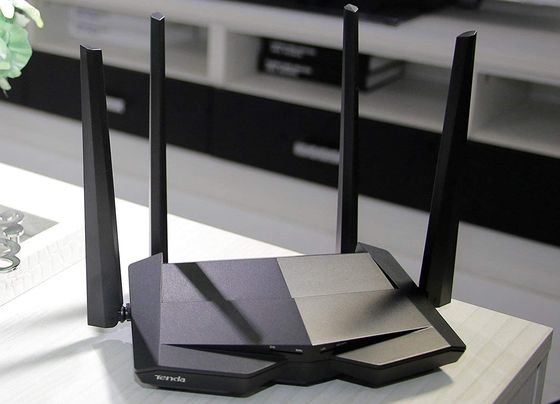 Home WiFi Router In Polished Black Finish