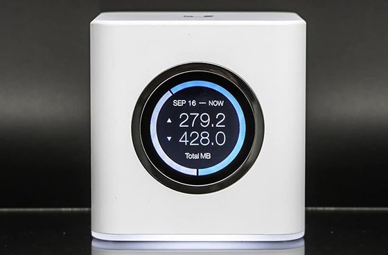 Powerful WiFi Router In Circular White Form