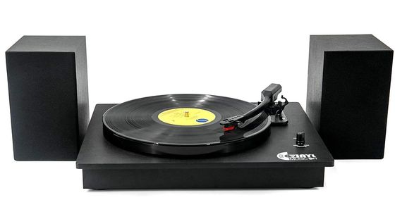 Vinyl Player With 2 Wood Speakers