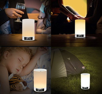 Night Bluetooth Speaker Lamp With Sleeping Child