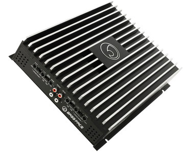 Bass Boost Car 4 Channel Amp In Black