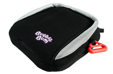 Kids Car Booster Seat In All Black Textile