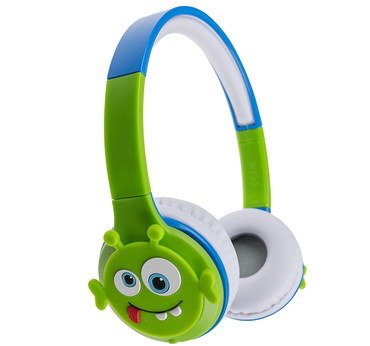 Wireless Kids Headphones With Funny Round Face
