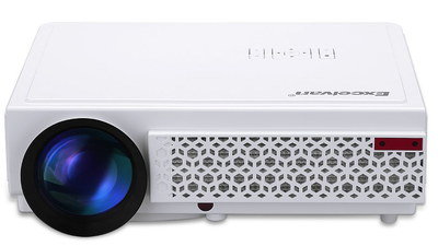 High Resolution Projector In White Plastic Housing