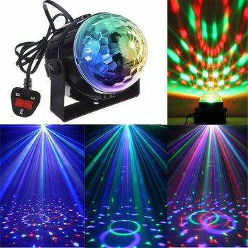 Disco Party Light Ball On Dance Floor