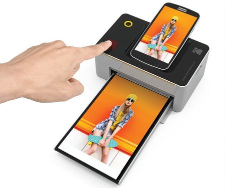 Mobile Photo Printer With Black Top