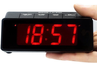 Really Loud Alarm In Black With Red Digits
