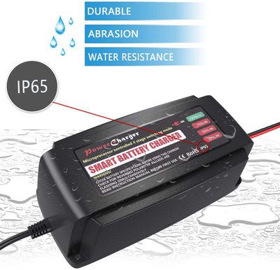 Battery Charger With Black Plastic Exterior