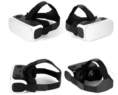 VR Headset For PC In Black And White Finish