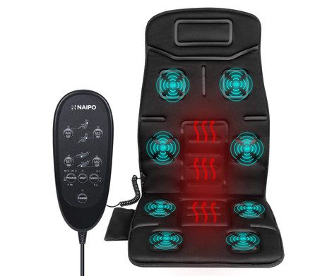 Car Seat Massager With Black Remote