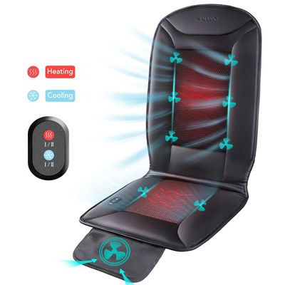 Car Back Pad Massager With Air Vents