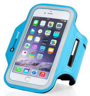 iPhone Reflecting Arm Band In Light Blue