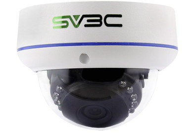 Recording Domestic CCTV System In White With Blue Strip
