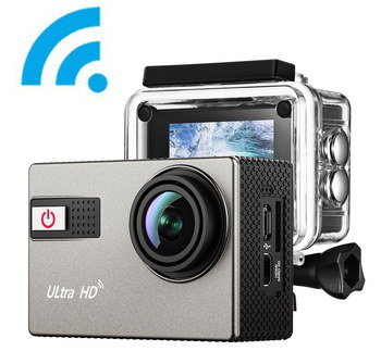 HD Waterproof Video Camera In Black And Grey