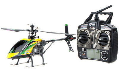 Remote Control Helicopter With Black Command Box