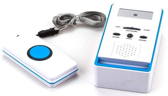 Wireless Panic Alarm With Big Blue Button