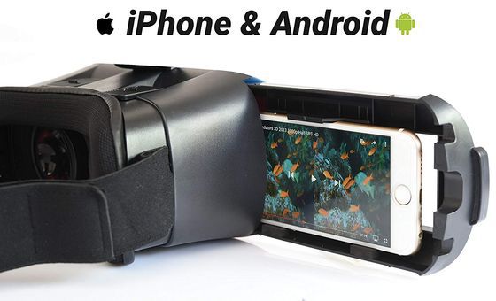 VR Headset For iPhone With Black Strap