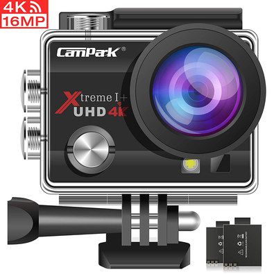 4K Waterproof Camera With Red Logo
