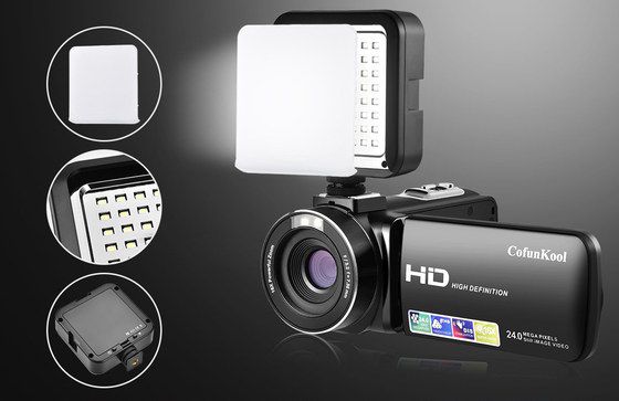 Handheld Camcorder For Vlogging With Flip Action