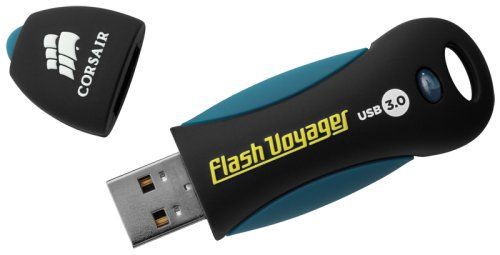 Small USB Flash Drive With Black Cap