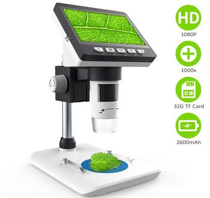 USB Microscope With Square LCD Display