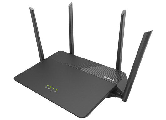 Dual Band WiFi Router In All Black
